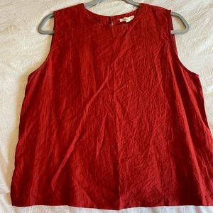 Eileen Fisher Linen Shell Tank- set available